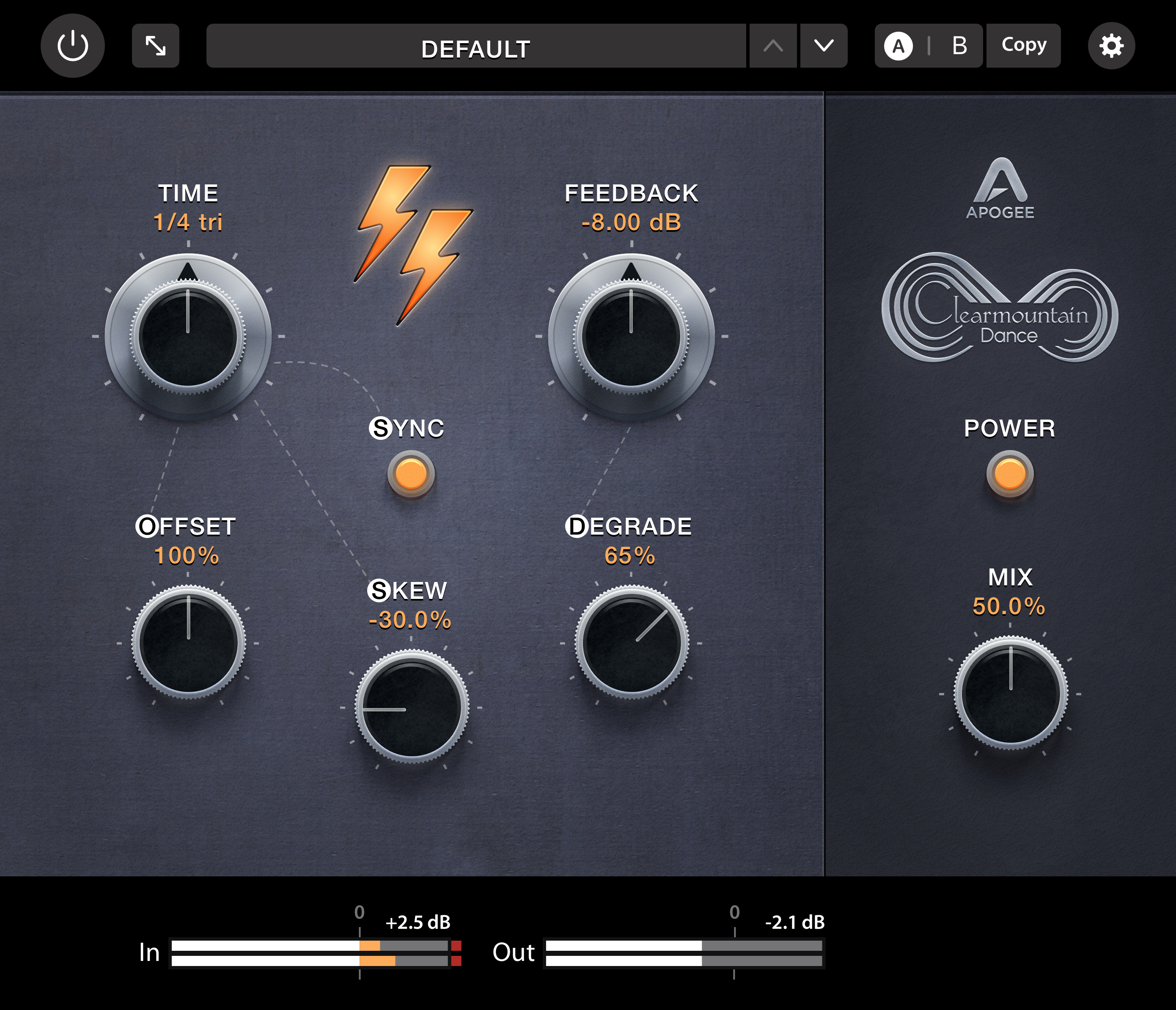 Apogee Announces Clearmountain Dance Plugin